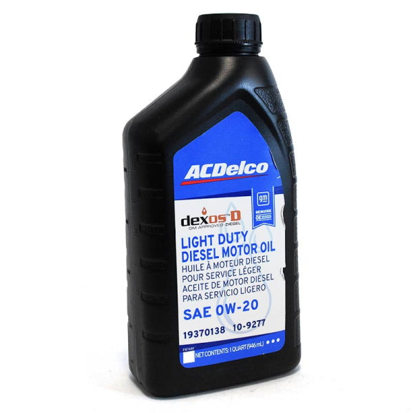 ACDelco 10-9277 0W-20 DexosD Engine Oil