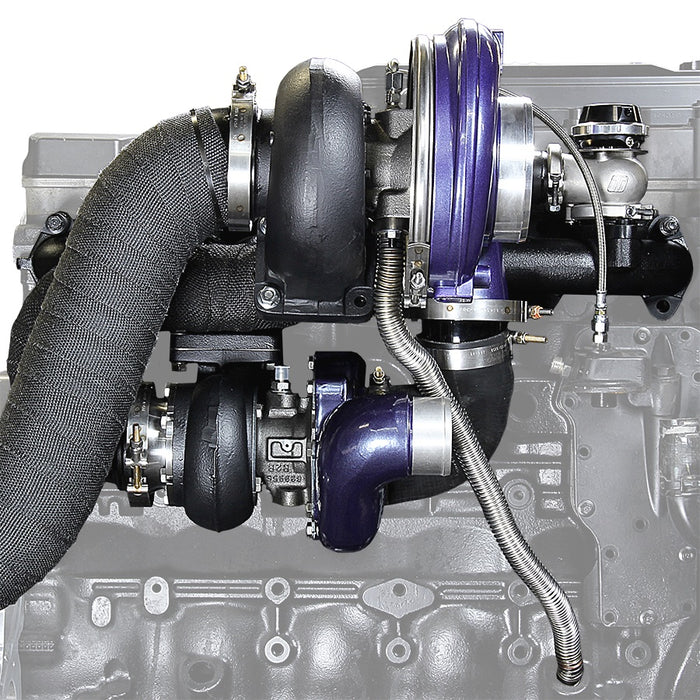 ATS Diesel 202-A35-2218 Aurora 3000/5000 Compound Turbo System Fits 1998.5-2002 5.9L Cummins