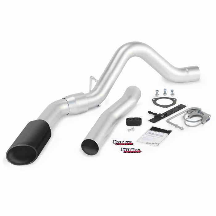 Banks Power 47786-B **Discontinued**Monster Exhaust System Single Exit Black Tip 11-14 Chevy 6.6L LML ECLB-CCLB to Banks Power