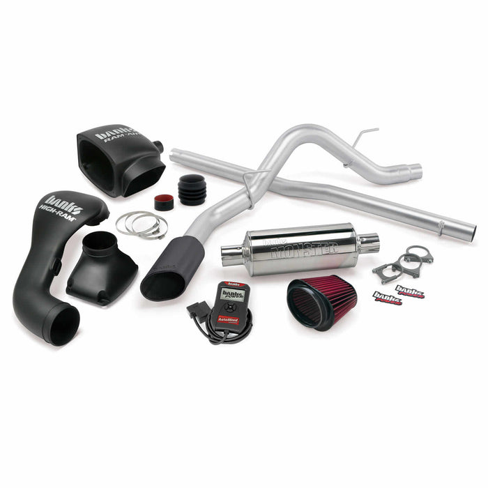 Banks Power 48483-B Stinger Bundle Power System W/Single Exit Exhaust Black Tip 04-08 Ford 5.4 F-150 SCLB-ECMB Banks Power