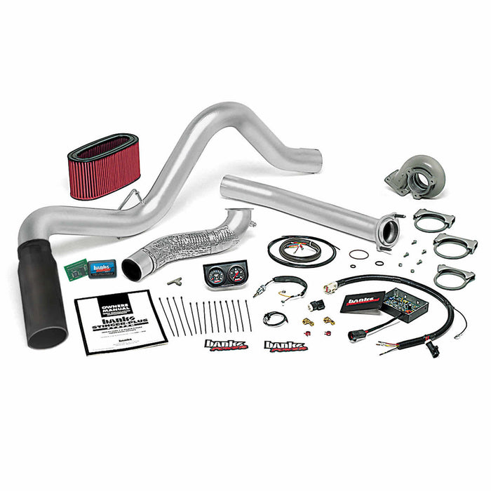 Banks Power 48559-B Stinger Plus Bundle Power System W/Single Exit Exhaust Black Tip 95.5-97 Ford 7.3L Automatic Transmission Banks Power