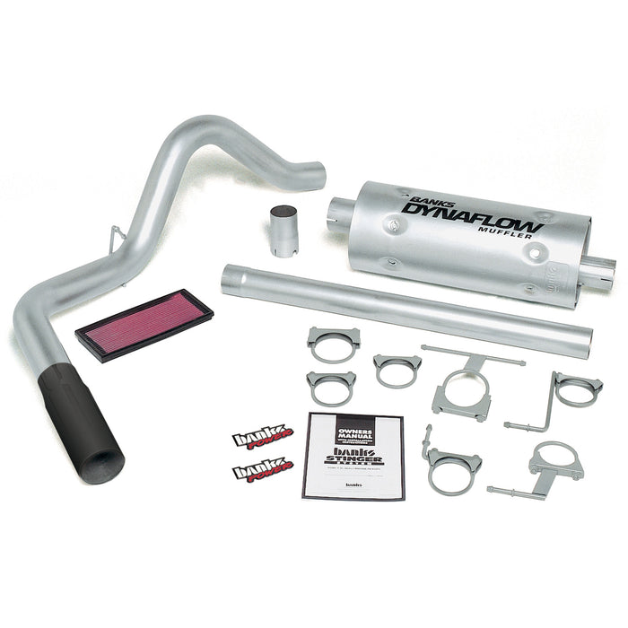 Banks Power 49254-B Stinger Bundle Power System W/Single Exit Exhaust Black Tip 96-97 Ford 460 EC/CC Banks Power