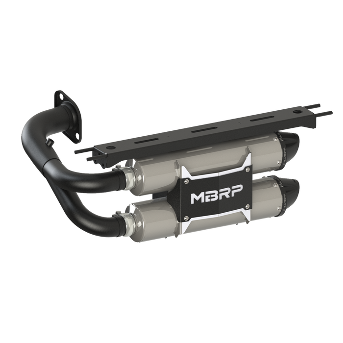 MBRP AT-9110PT Stacked Dual Slip On Exhaust Pipe For 19-23 Honda Talon 1000 Performance Series