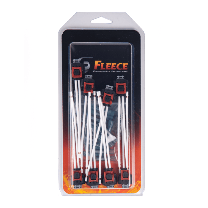 Fleece Performance FPE-HAR-L5P-INJ-PT-8P Replacement Fuel Injector Connector With Pigtail for L5P Duramax - 8 pack Fleece Performance