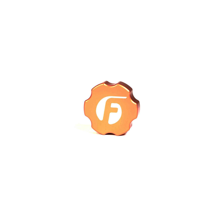 Fleece Performance FPE-OC-CR-F-ORG Cummins Billet Oil Cap Cover Orange Fleece Performance