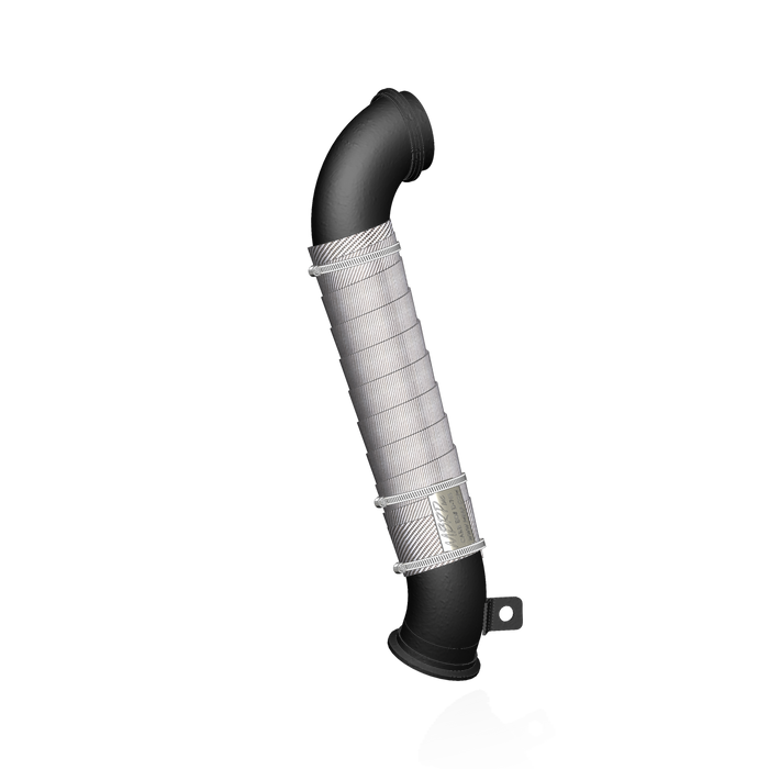MBRP GMCA424 3 Inch Turbocharger Down Pipe Carb For 04-10 Silverado/Sierra Duramax 2500/3500 EO Num. D-763