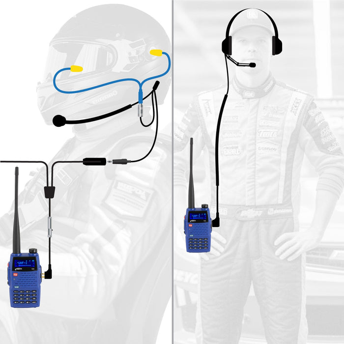 Rugged Radios IMSA-V3 IMSA Driver and Crew Chief Racing Kit with V3 Radios