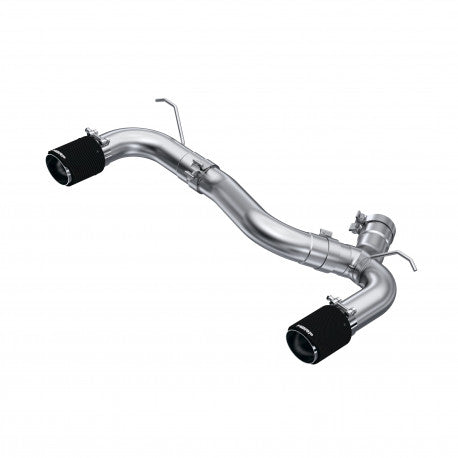 MBRP S45003CF 2017-2021 BMW M240i 3.0L 3.0 Inch Axle-Back Dual Rear Exit T304 Stainless Steel with Carbon Fiber Tips