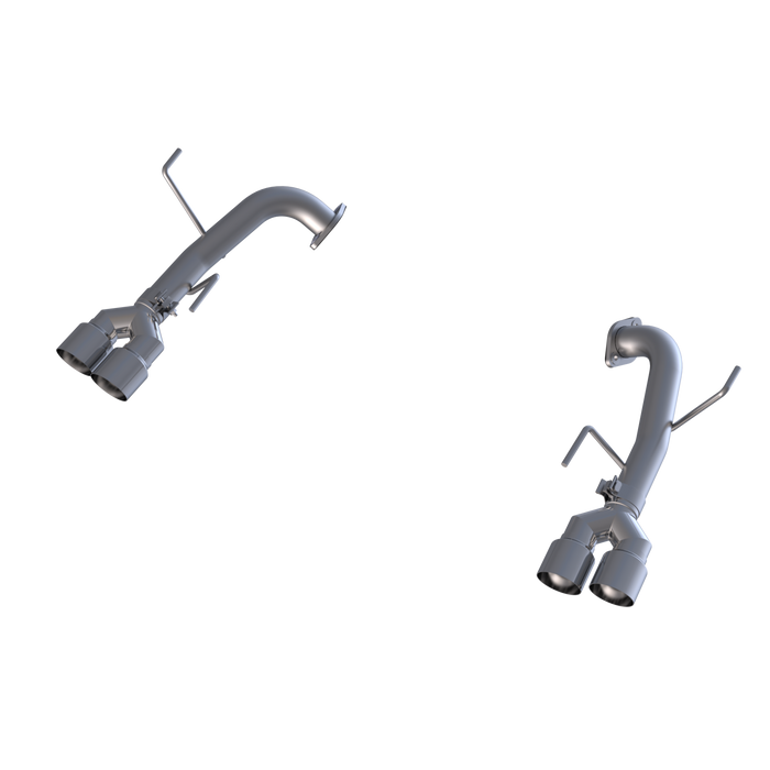 MBRP S4801304 Armor Pro Subaru 2.5 Inch Axle Back Dual Split Rear-Quad Tips For 11-21 Subaru Impreza WRX