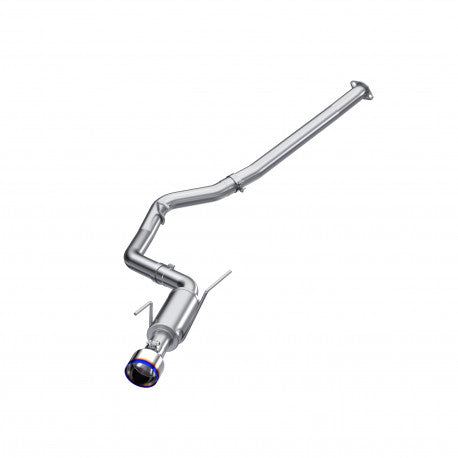 MBRP S48033BE Subaru Impreza WRX/WRX STI 2.0L/2.5L 3.0 Inch Cat-Back Single Rear Exit T304 Stainless Steel with Burnt End Tip