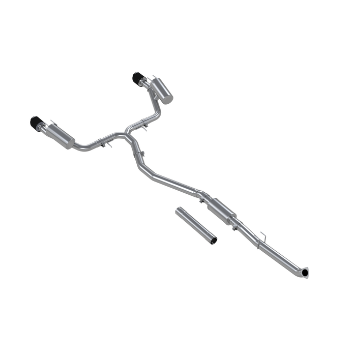 MBRP S49033CF 23-Up Acura Integra 1.5L and 22-Up Honda Civic SI 1.5L Armor Pro T304SS, 3 Inch Cat-Back, 2.5 Inch Dual Split Rear with CF Tips