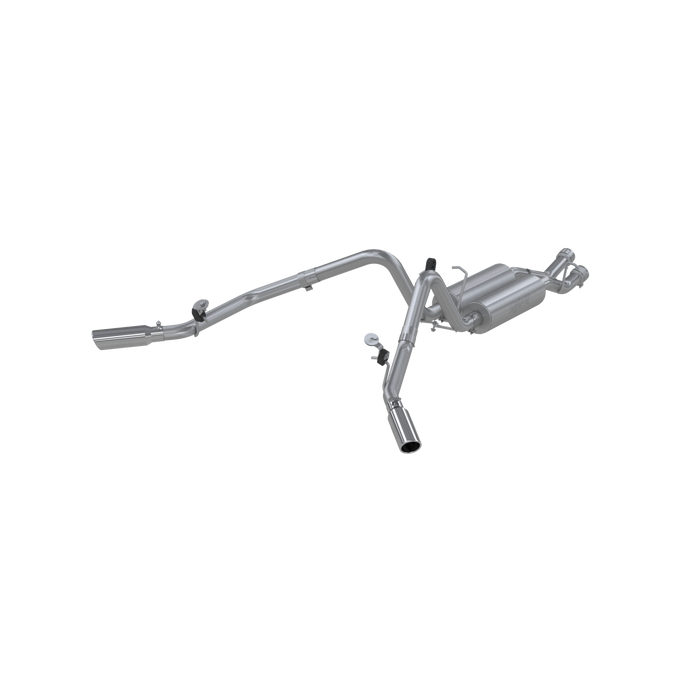 MBRP S5010409 Silverado/Sierra Cat Back Exhaust System Dual Split Side Armor Plus, Chevrolet/GMC 2500 HD 6.0L EC-SB and 2007 2500HD Classic 6.0L EC-SB