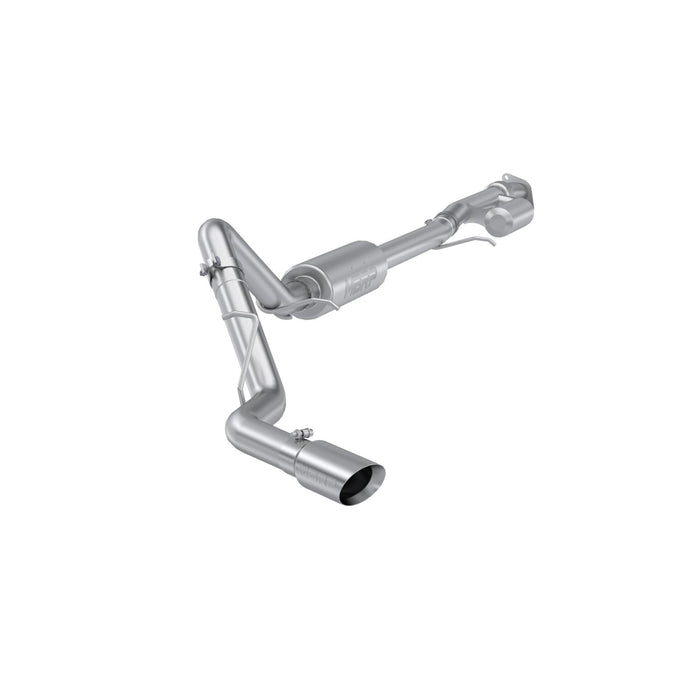MBRP S5019304 2019-Present Silverado/Sierra 1500 2.7L T304 Stainless Steel 3 Inch Cat-Back, Single Side Exit, Armor Pro