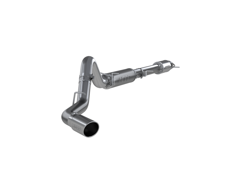 MBRP S5093304 4 Inch Cat Back Exhaust System Single Side Exit 20-Up Silverado/Sierra 2500/3500 HD 6.6L V8 Armor Pro