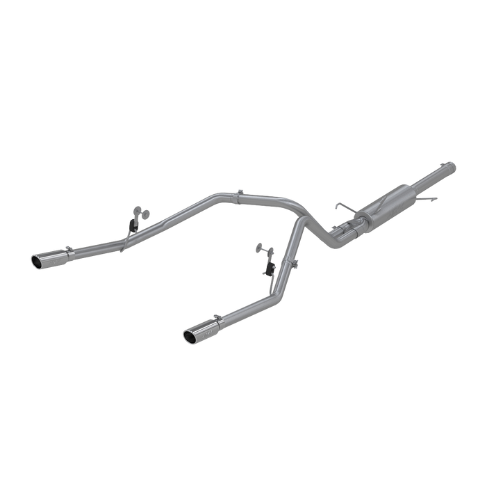 MBRP S5108409 3 Inch Cat Back Exhaust System Dual Split Rear T409 Stainless Steel For 03-03 Dodge Ram Hemi 1500 5.7L