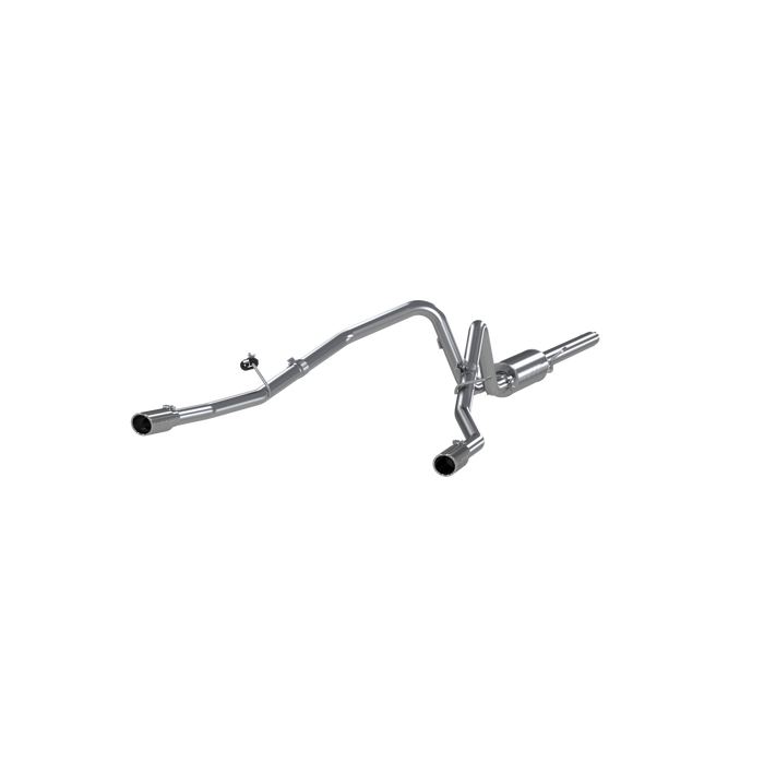 MBRP S5202AL 3 Inch Cat Back Exhaust System Dual Split Rear For 04-08 Ford F-150 Extended Cab/Crew Cab Aluminized Steel