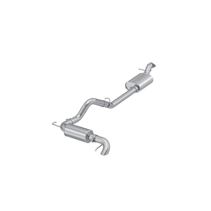 MBRP S5245AL 2021-Up Ford Bronco 2.3L/2.7L Aluminized Steel 3 Inch Cat-Back Single High Clearance Rear Exit Touring Armor Lite