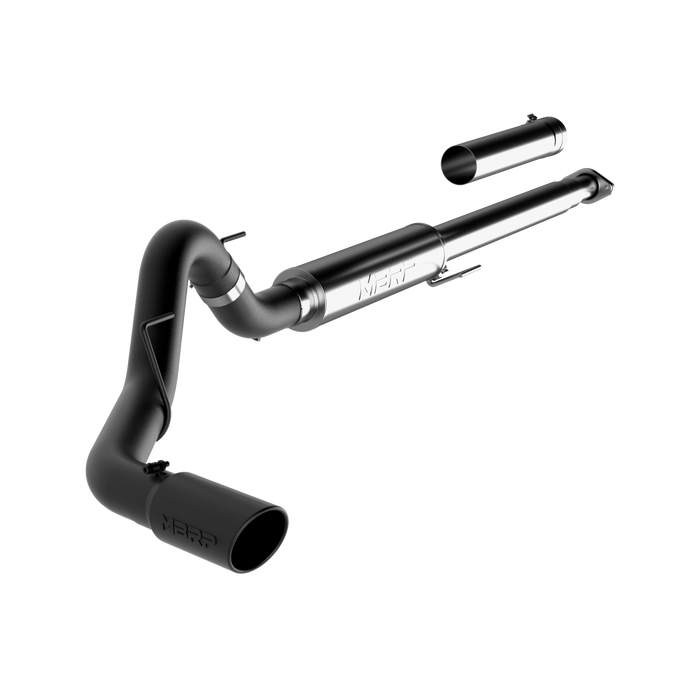 MBRP S5259BLK 4 Inch Cat Back Exhaust System For 15-20 Ford F-150 2.7L/3.5L EcoBoost Single Black Finish