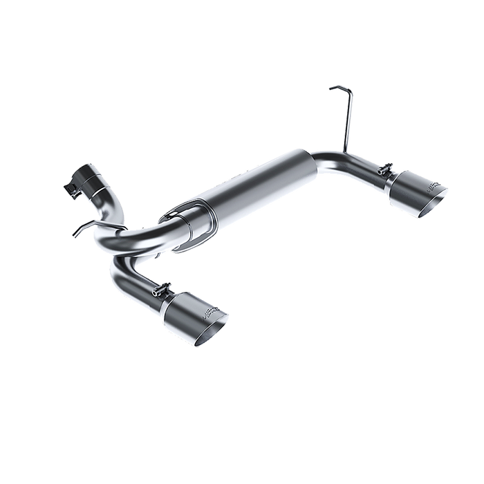 MBRP S5528409 Axle Back Dual Rear Exit For 07-18 Jeep Wrangler/Rubicon JK 3.6L/3.8L V6
