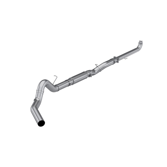 MBRP S60210P Aluminized Steel 5 Inch Downpipe Back Single Side Exit 01-04 Silverado/Sierra 2500/3500 6.6L Duramax EC/CC