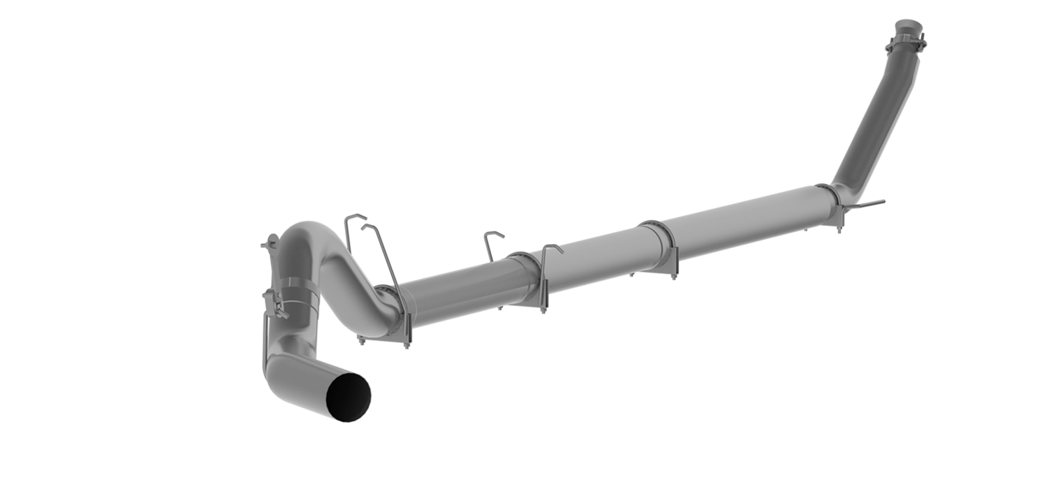 MBRP S61120PLM Dodge 5 Inch Single Side Turbo No Muffler Armor Lite For 98-02 Dodge Ram 2500/3500 Cummins