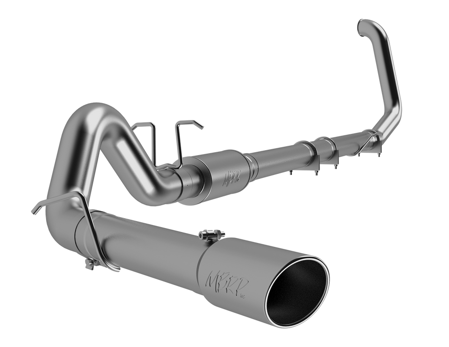 MBRP S6200304 4 Inch Turbo Back Single Side Exit T304 Stainless Steel For 99-03 Ford F-250/350 7.3L Powerstroke