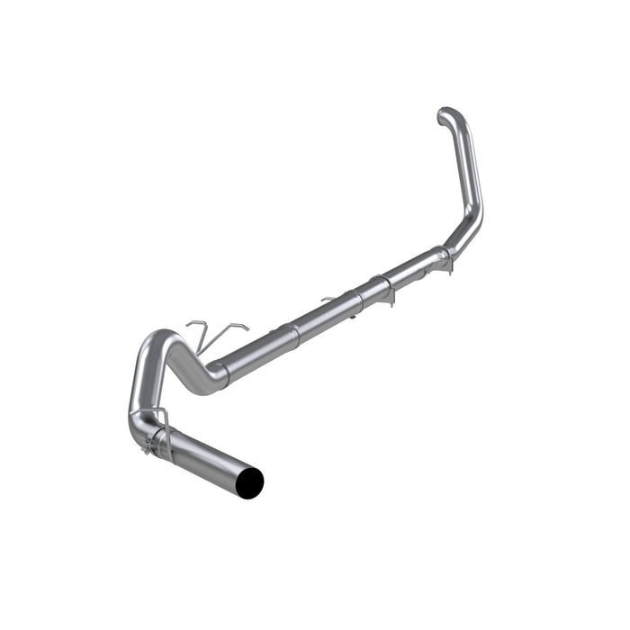 MBRP S6200SLM 4 Inch Turbo Back Single No Muffler T409 Stainless Steel For 99-03 Ford F-250/350 7.3L