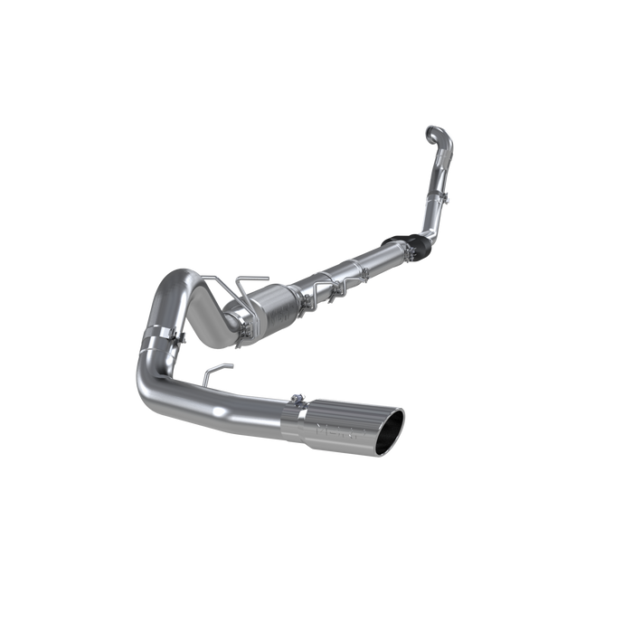 MBRP S6218409 4 Inch Turbo Back Single Side Exit T409 Stainless Steel For 94-97 Ford F-250/350 7.3L Powerstroke