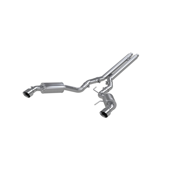 MBRP S7277409 3 Inch Cat Back Exhaust System For 15-17 Ford Mustang GT 5.0 Coupe Dual Split Rear Street Version 4.5 Inch Tips T409 Stainless Steel