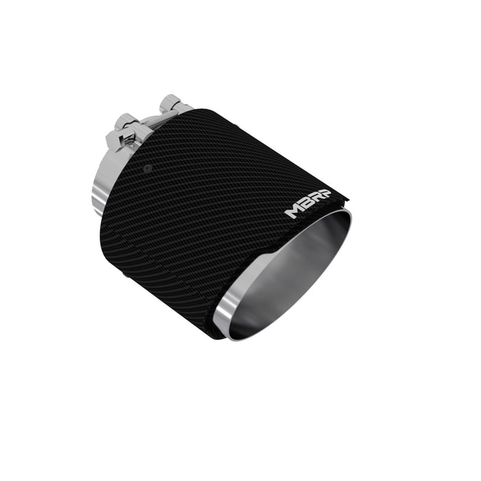 MBRP T5184CF Carbon Fiber Tip 3 inch ID 5 inch OD Out 6.13 inch Length Angle Cut Dual Wall