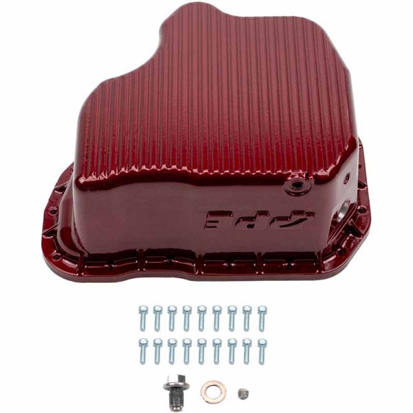 Wehrli Custom Fab WCF100132-RED Aluminum Engine Oil Pan - WCFab Red