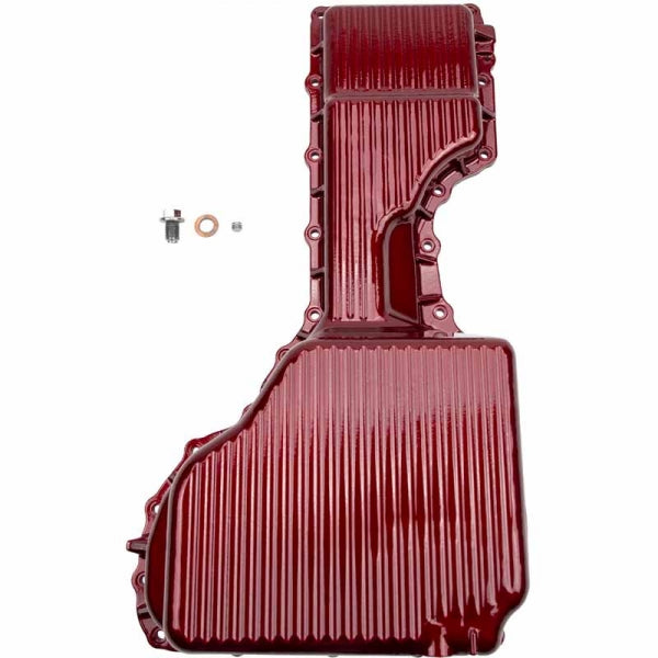 Wehrli Custom Fab WCF100133-RED Aluminum Engine Oil Pan - WCFab Red