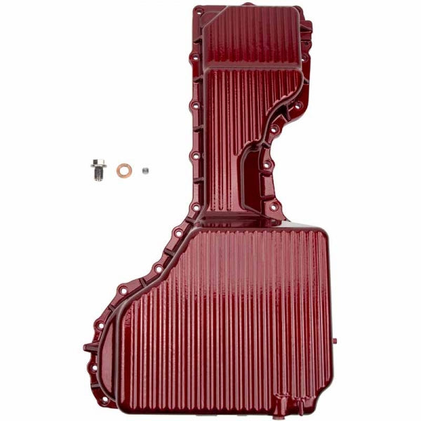 Wehrli Custom Fab WCF100134-RED Aluminum Engine Oil Pan - WCFab Red