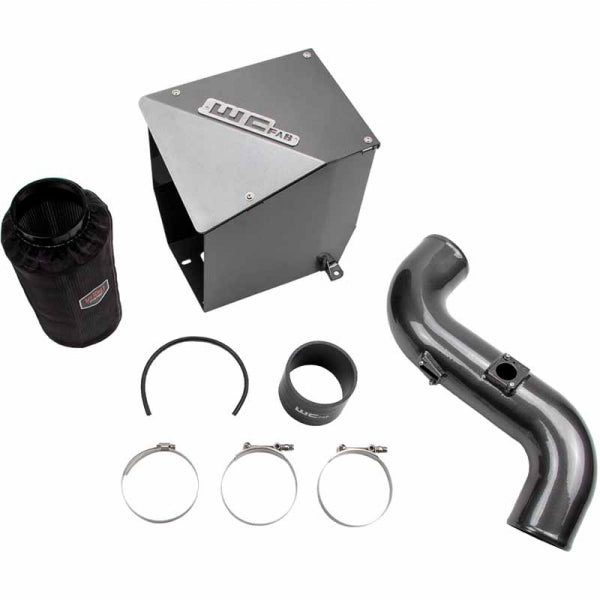 Wehrli Custom Fab WCF100194-GB 4" Intake Kit W/Air Box - Gloss Black