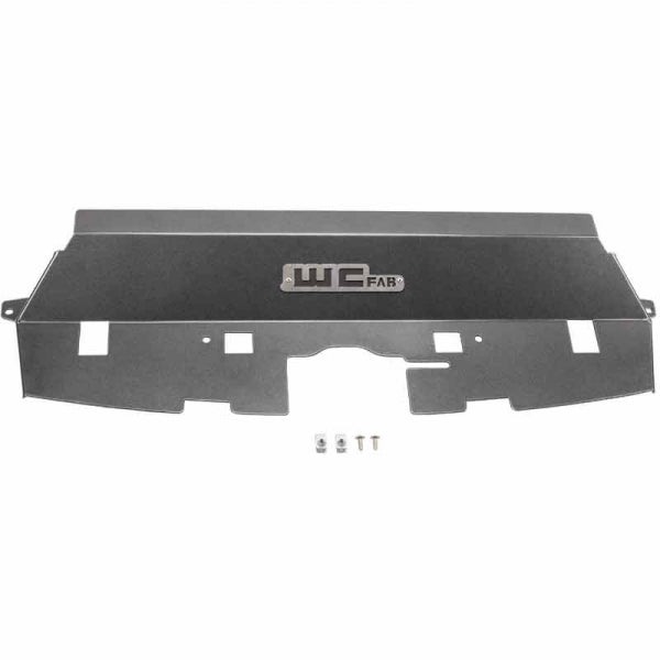 Wehrli Custom Fab WCF100546-SGB Aluminum Radiator Cover -SemiGloss Blk