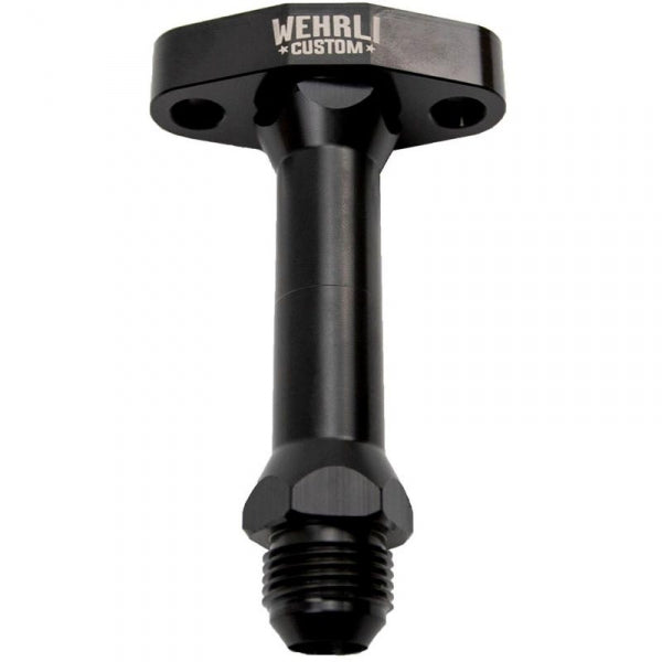 Wehrli Custom Fab WCF100674 Extended -10AN Turbo Oil Drain Fitting