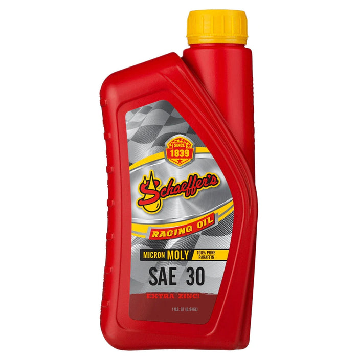 Schaeffer's 011030-012-1 Micron Moly® Racing Oil SAE 30 Oil (Quart)
