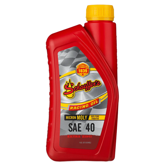 Schaeffer's 011040-012-1 Micron Moly® Racing Oil SAE 40 Oil (Quart)