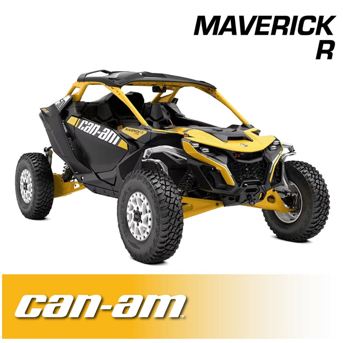 Rugged Radios MAVR-696RS-M1-TM-HK Can-Am Maverick R Complete Communication Kit with Rocker Switch Bluetooth Intercom and 2-Way Radio - 696 PLUS Remote Head / M1 VHF Business Band / Top Mount