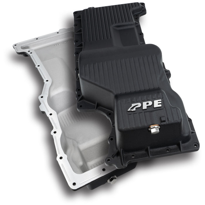 PPE Diesel 114054020 Deep Engine Oil Pan 2020+ GM 1500 3.0L Diesel - Black