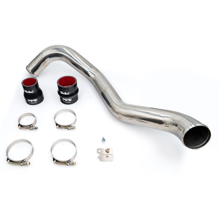 PPE Diesel 115022000 2004-2010 GM 6.6L Duramax Hot Side Intercooler Charge Pipe 3.0 Inch Stainless Steel Raw PPE Diesel