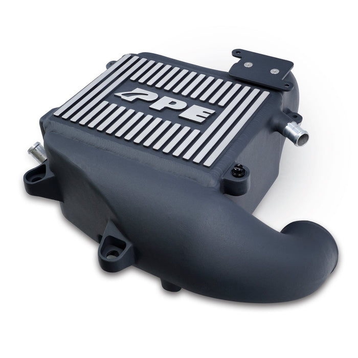 PPE Diesel 115030010 2020-2023 GM 3.0L Duramax LM2, LZO Air-To-Water Intercooler Kit Brushed Black PPE Diesel