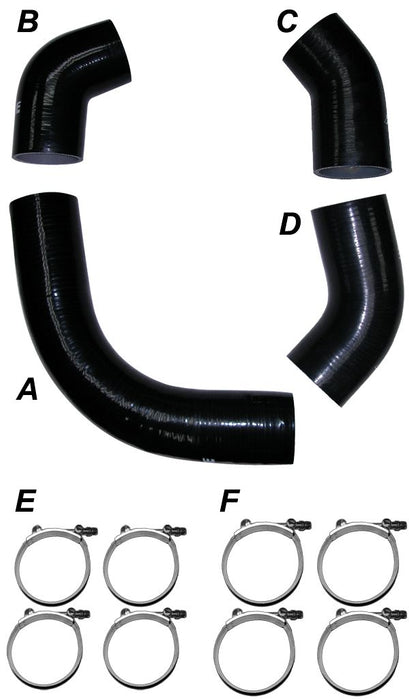 PPE Diesel 115910101 LB7 2001 Silicone Hose And Clamp Kit Black PPE Diesel