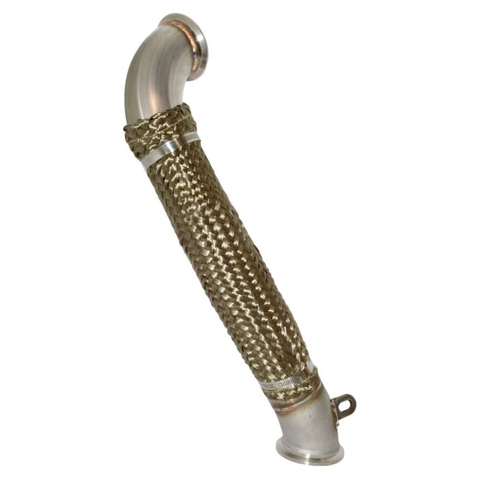PPE Diesel 116005062 Three-Inch 304 Stainless Steel Down Pipe Extended Length For Use With PPE T4 Turbo Pedestal And PPE T4 Riser Block
