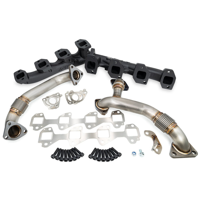 PPE Diesel 116111620 Manifolds and Up-Pipes GM 2006-2007 Y Pipe LLY/LBZ - Black