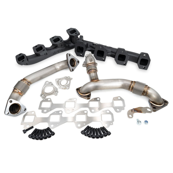 PPE Diesel 116112020 Manifolds and Up-Pipes GM 2011-2016 Y Pipe LML - Black