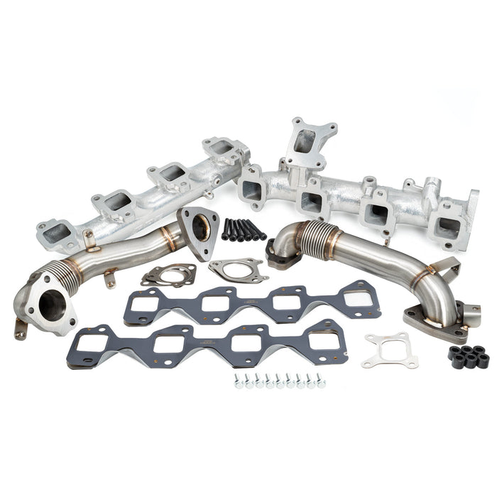 PPE Diesel 116112535 Manifolds and Up-Pipes GM 2017+ L5P - Silver