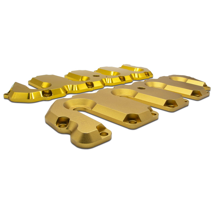 PPE Diesel 118021423 Valve Cover Kit Gold Matte No Pillars 2004.5-2010 6.6L Duramax PPE Diesel