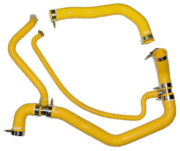 PPE Diesel 119024100 Coolant Hose Kit 01-05 LB7 LLY Yellow PPE Diesel