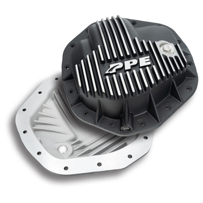 PPE Diesel 138053010 2020-2022 GM 6.6L Duramax 11.5 Inch /12 Inch -14 Heavy-Duty Cast Aluminum Rear Differential Cover Brushed